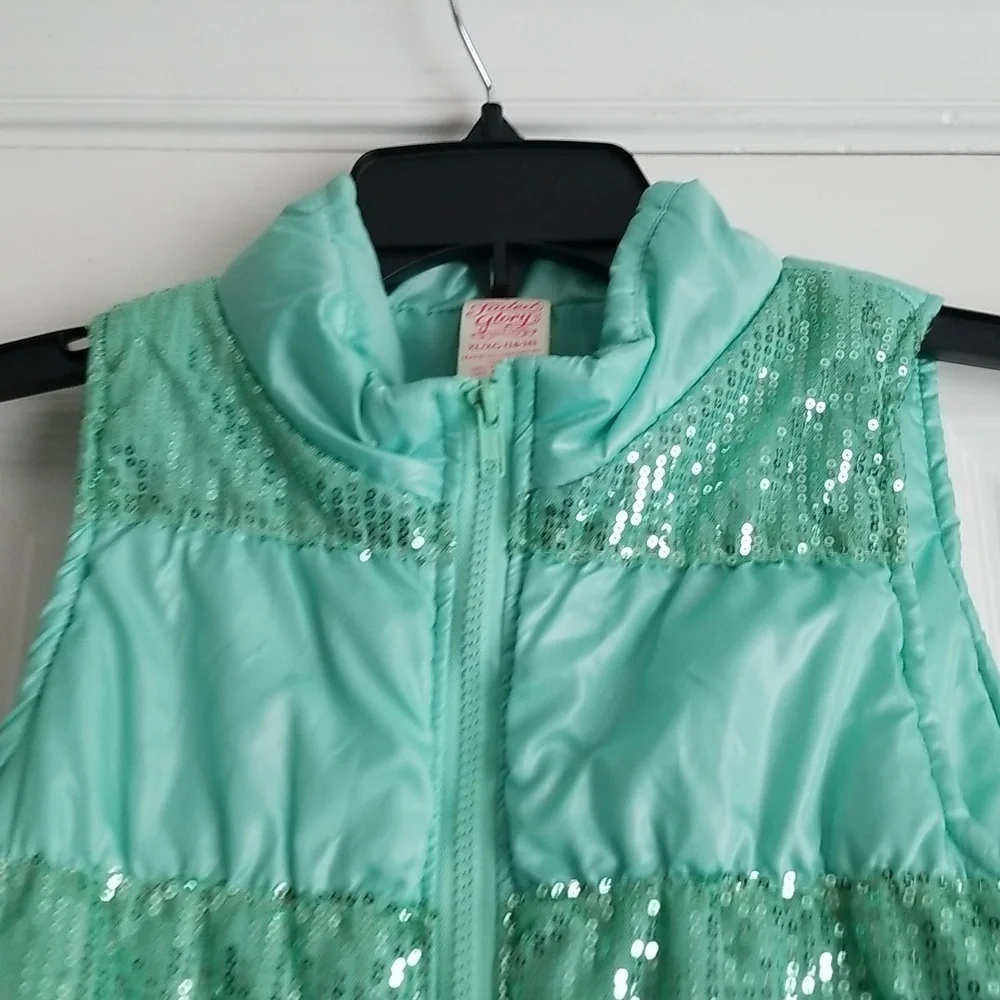 Faded Glory Girl's Full-Zip Puffer Vest